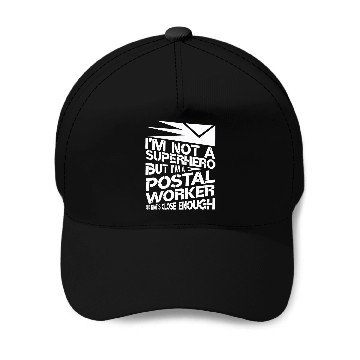 Discover Superhero Postal Worker Baseball Tees Baseball Caps