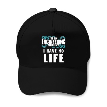 Discover Funny Engineering Student Proud Engineer School Graduation Baseball Tees Baseball Caps