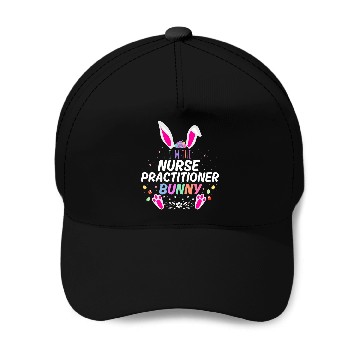 Discover Im The nurses Practitioner Bunny Easter Day Rabbit Matching Zip Baseball Caps