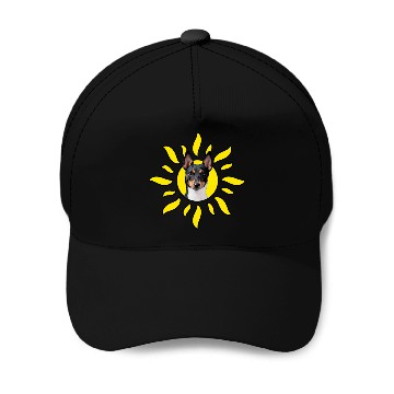 Discover Sunshine Toy Fox Terrier Baseball Caps