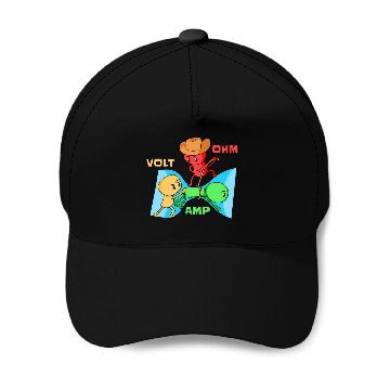 Discover Funny Electrician Electrical Engineer Baseball Caps