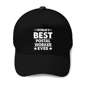 Discover Worlds bests Postal Worker Ever Zip Baseball Caps