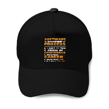 Discover Software Development Process Programming 1 Baseball Caps