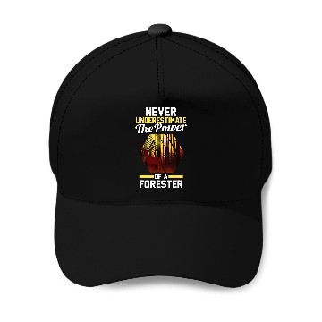 Discover Forest Forestry Worker Forester 1 Baseball Caps