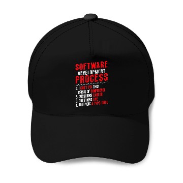 Discover Software Development Process Programming Baseball Tees Baseball Caps