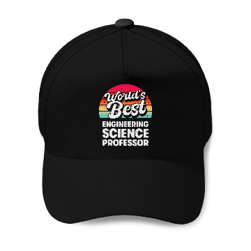 Discover Worlds Engineering Science Professor Baseball Tees Baseball Caps