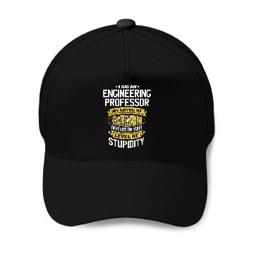 Discover Professor Idea Funny Joke Engineering Professors Baseball Tees Baseball Caps