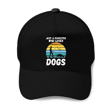Discover Forest Forestry Worker Dogs Forester Baseball Tees Baseball Caps