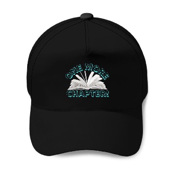 Discover One More Chapter Book Lover Reader Reading Teacher 1 Baseball Tees Baseball Caps