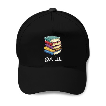 Discover Get Lit Reading Book Baseball Tees Baseball Caps