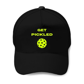 Discover Get Pickled Funny Pickleball Baseball Caps Baseball Caps