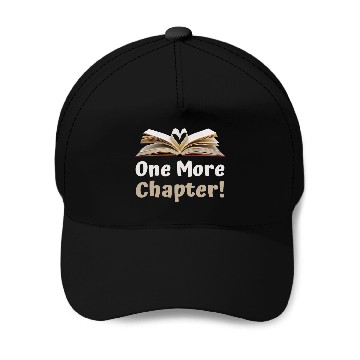 Discover One More Chapter Book Lover Reader Reading Teacher Baseball Tees Baseball Caps