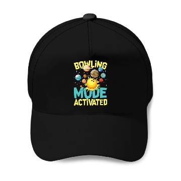 Discover Bowling Mode Activated Baseball Tees Baseball Caps