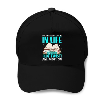Discover If things go wrong in life simply scream Plot Twist Baseball Caps
