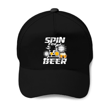 Discover Spin for Beer Cycling Gym Baseball Tees Baseball Caps