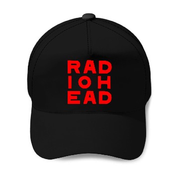 Discover Radiohead Red Baseball Tees Baseball Caps