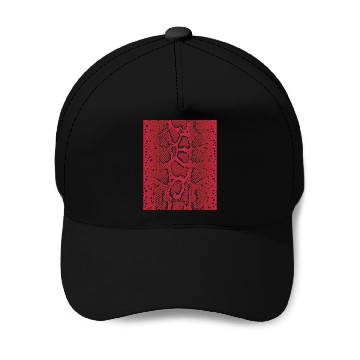 Discover Snake Skin Black Baseball Caps