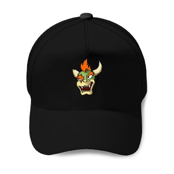 Discover BATTLE BOWSER Baseball Caps