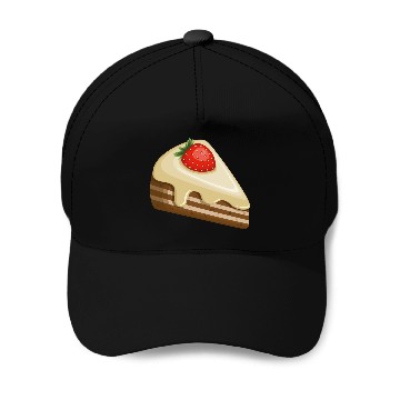 Discover Strawberry cake Baseball Caps