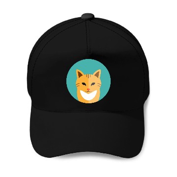 Discover brown cat Baseball Caps