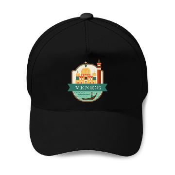 Discover venice italy Baseball Caps