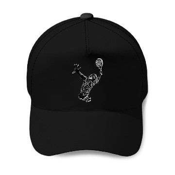 Discover tennis player Baseball Caps