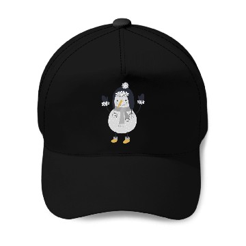 Discover snowman Baseball Caps