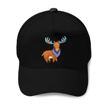 Discover moose Baseball Caps