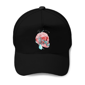 Discover red skull Baseball Caps