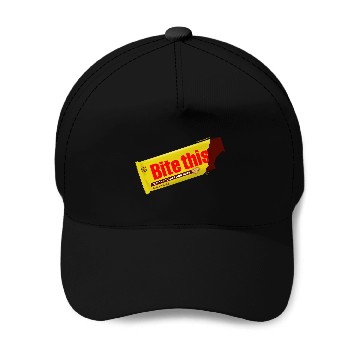 Discover Bite this (candy bar) Baseball Caps