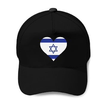 Discover A Heart For Israel Baseball Caps