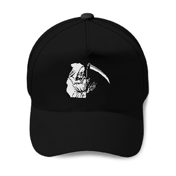 Discover Grim Reaper Baseball Caps