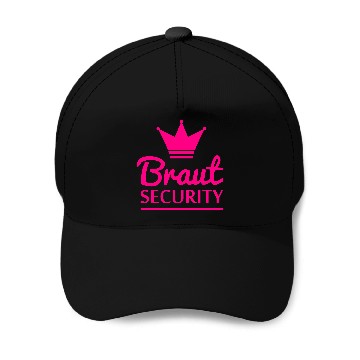 Discover Bride security Baseball Caps
