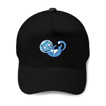 Discover Space cat Baseball Caps