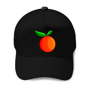 Discover Orange Fruit Image Baseball Caps
