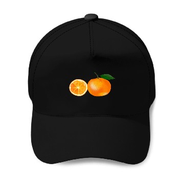 Discover Orange Fruit Image Baseball Caps
