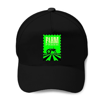 Discover Farm fresh logo Baseball Caps
