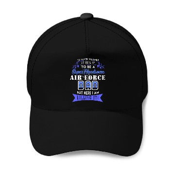 Discover air force dad Baseball Caps