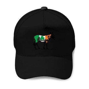 Discover Irish Flag Donkey Baseball Caps