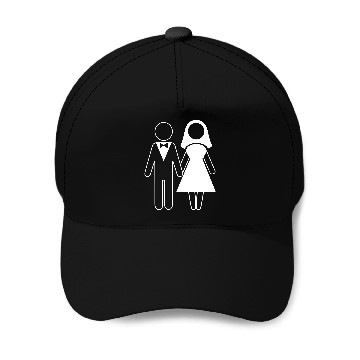 Discover Bride And Groom Baseball Caps
