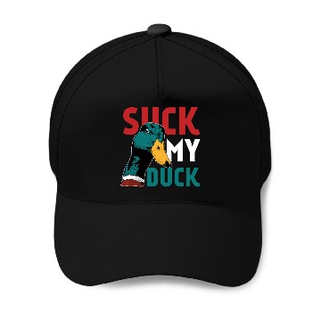 Discover Animal Print - Suck Duck Baseball Caps