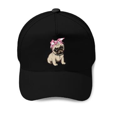 Discover pug Baseball Caps