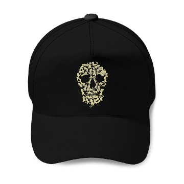 Discover Cat Skull Baseball Caps