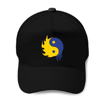 Discover Ying Yang Baseball Caps