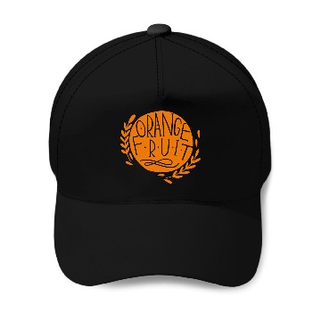 Discover Orange Fruit Baseball Caps