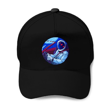 Discover SpaceX Tesla Starman Baseball Caps