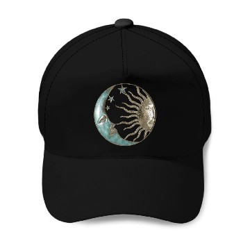 Discover Moon and sun Baseball Caps