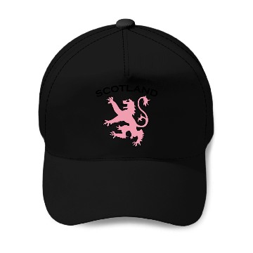 Discover Cute Scottish rampant lion light pink Baseball Caps