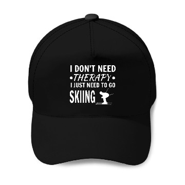 Discover Skiing Baseball Caps