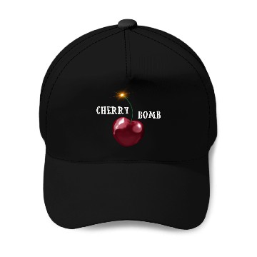 Discover Cherry bomb big Baseball Caps
